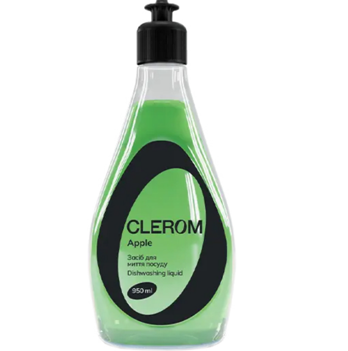 Clerom засіб д/миття посуду 950мл Apple